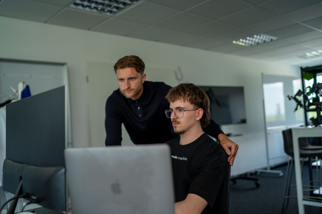 Team von mala markets am arbeiten